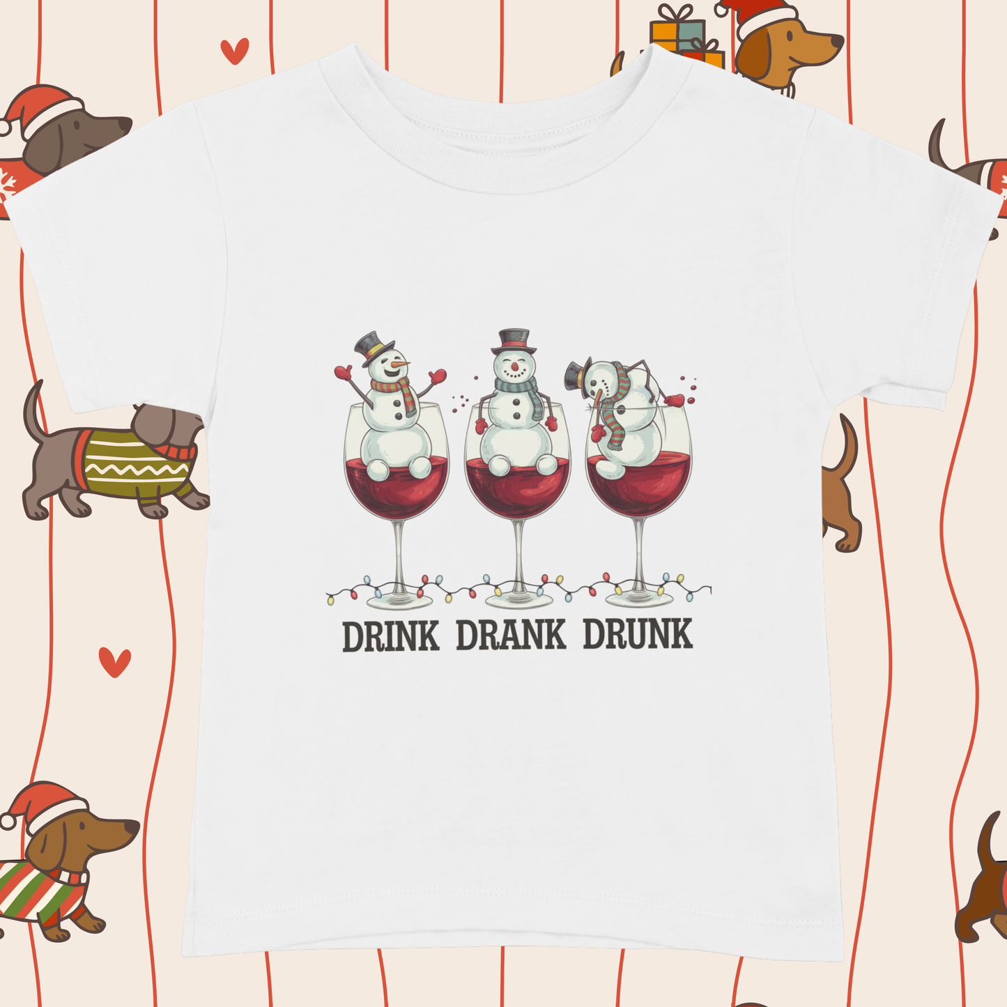 DRINK DRANK DRUNK - HOLIDAY TSHIRT