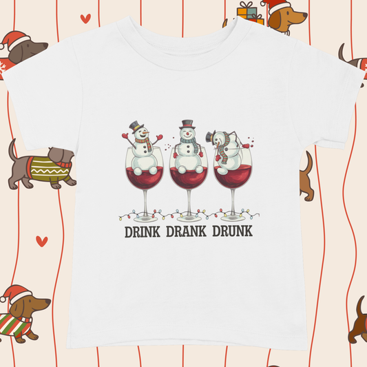 DRINK DRANK DRUNK - HOLIDAY TSHIRT