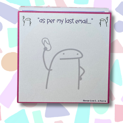 Office Survival notepad set