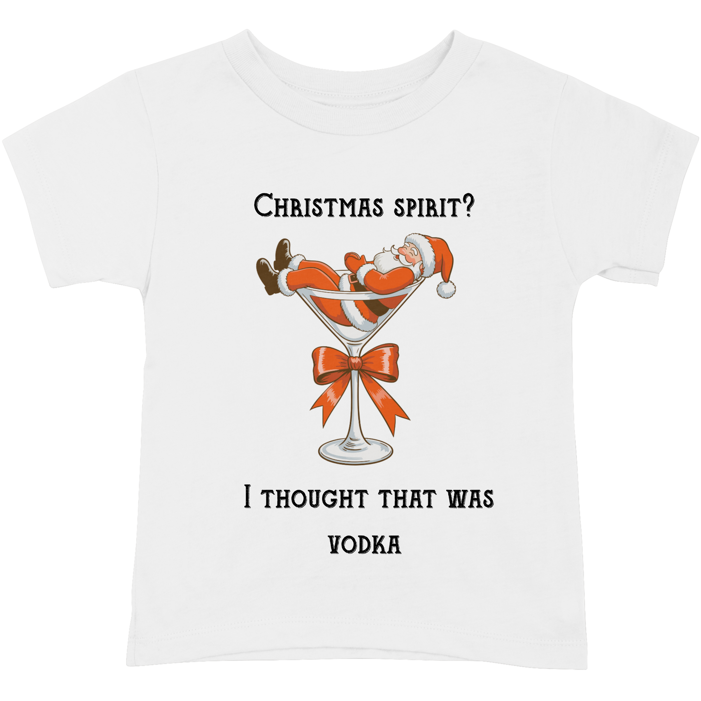 XMAS SPIRIT SANTA - HOLIDAY TSHIRT