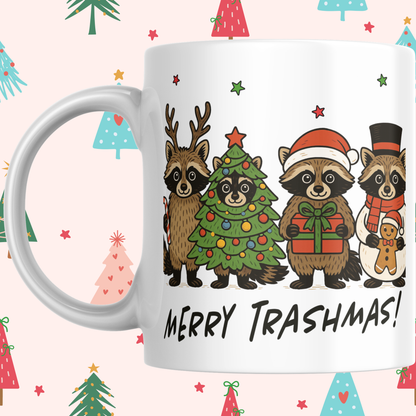 MERRY TRASHMAS CHRISTMAS MUG