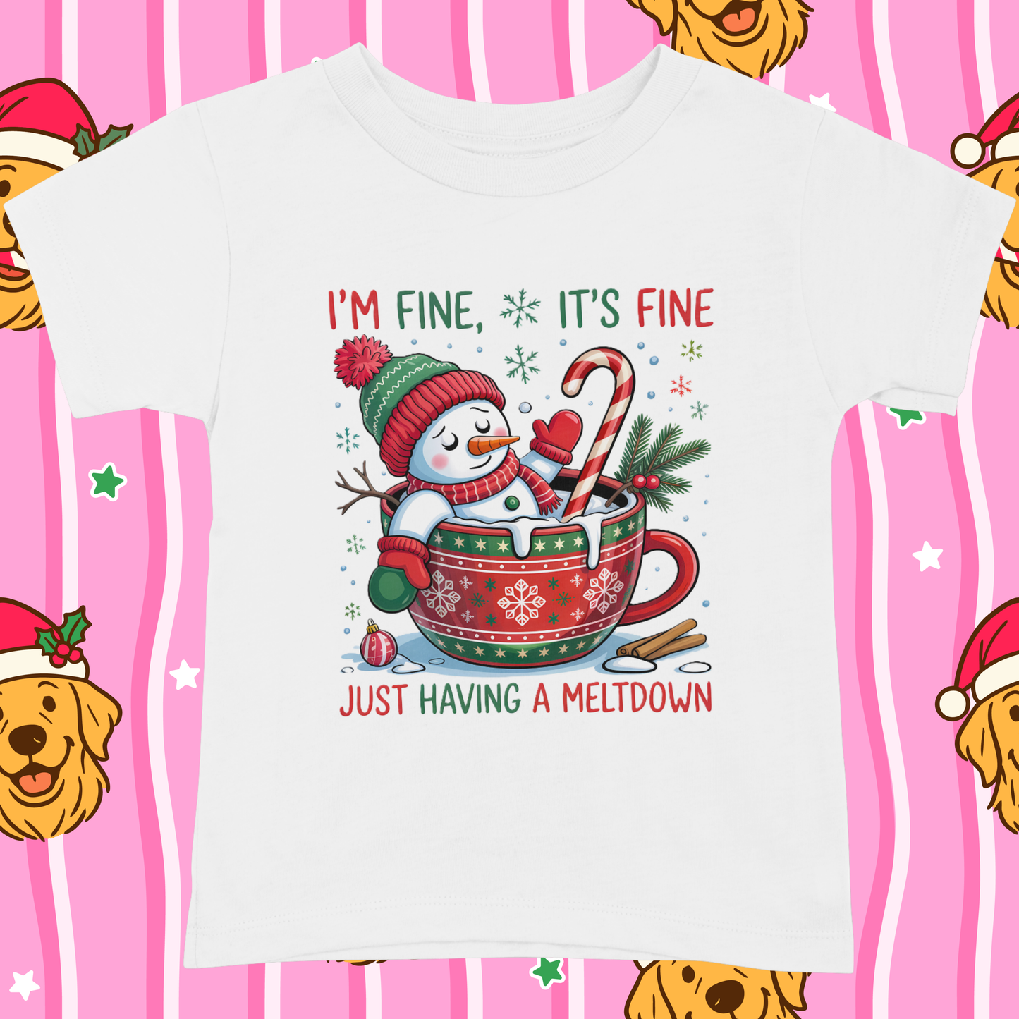 SNOWMAN MELTDOWN - HOLIDAY TSHIRT