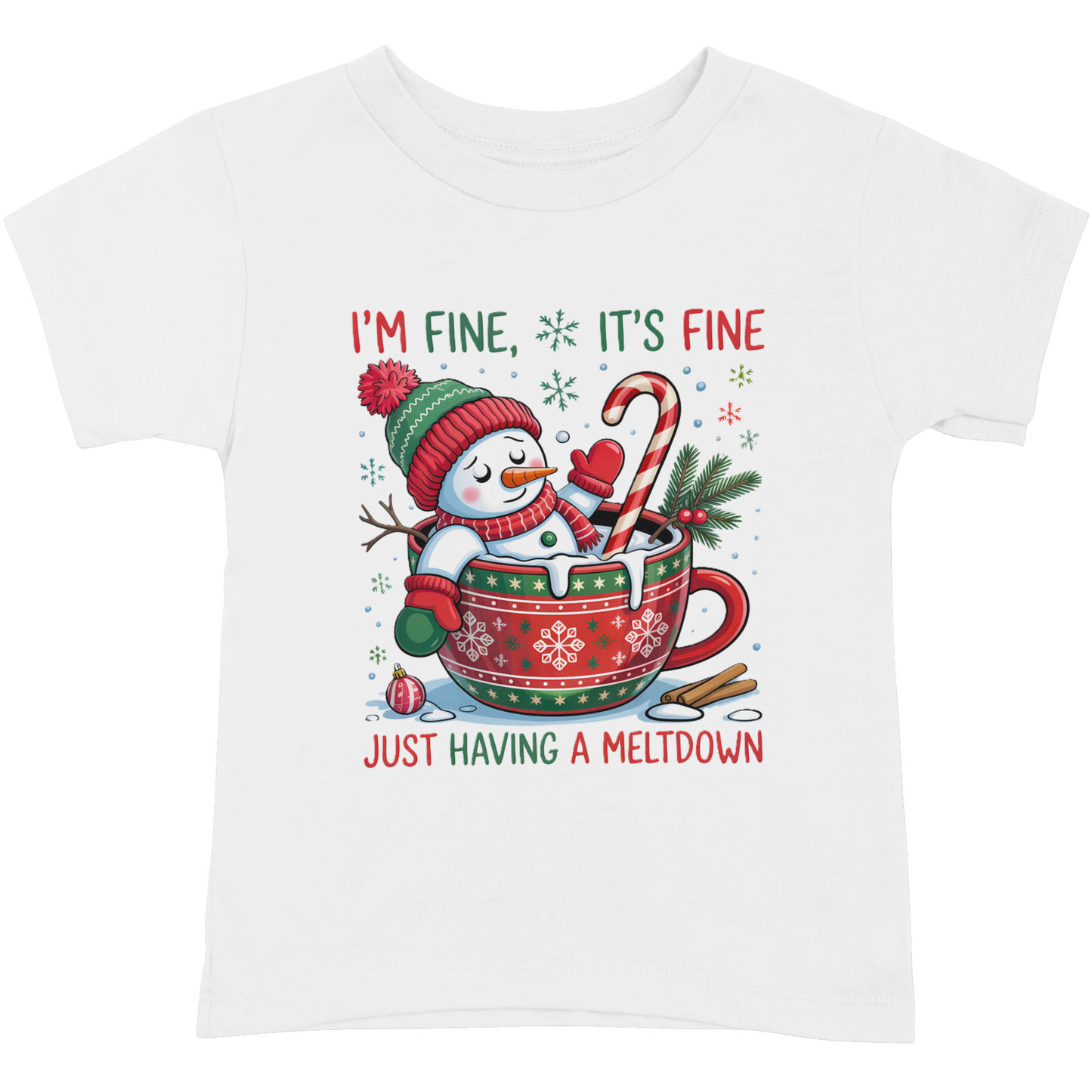 SNOWMAN MELTDOWN - HOLIDAY TSHIRT