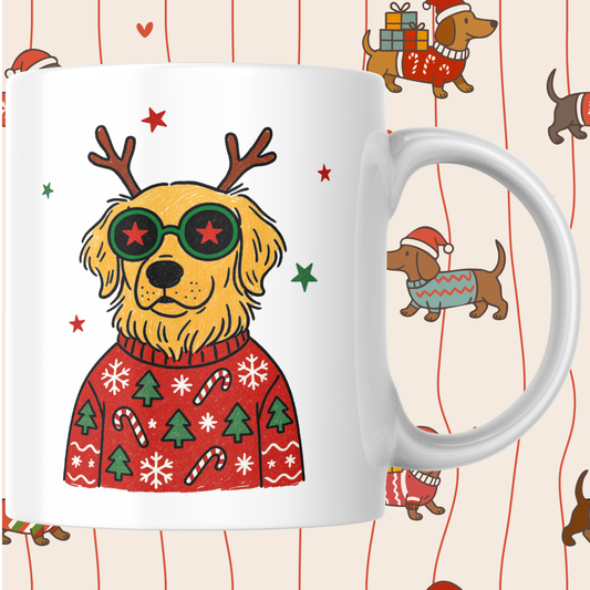 COOL LABRADOR CHRISTMAS MUG