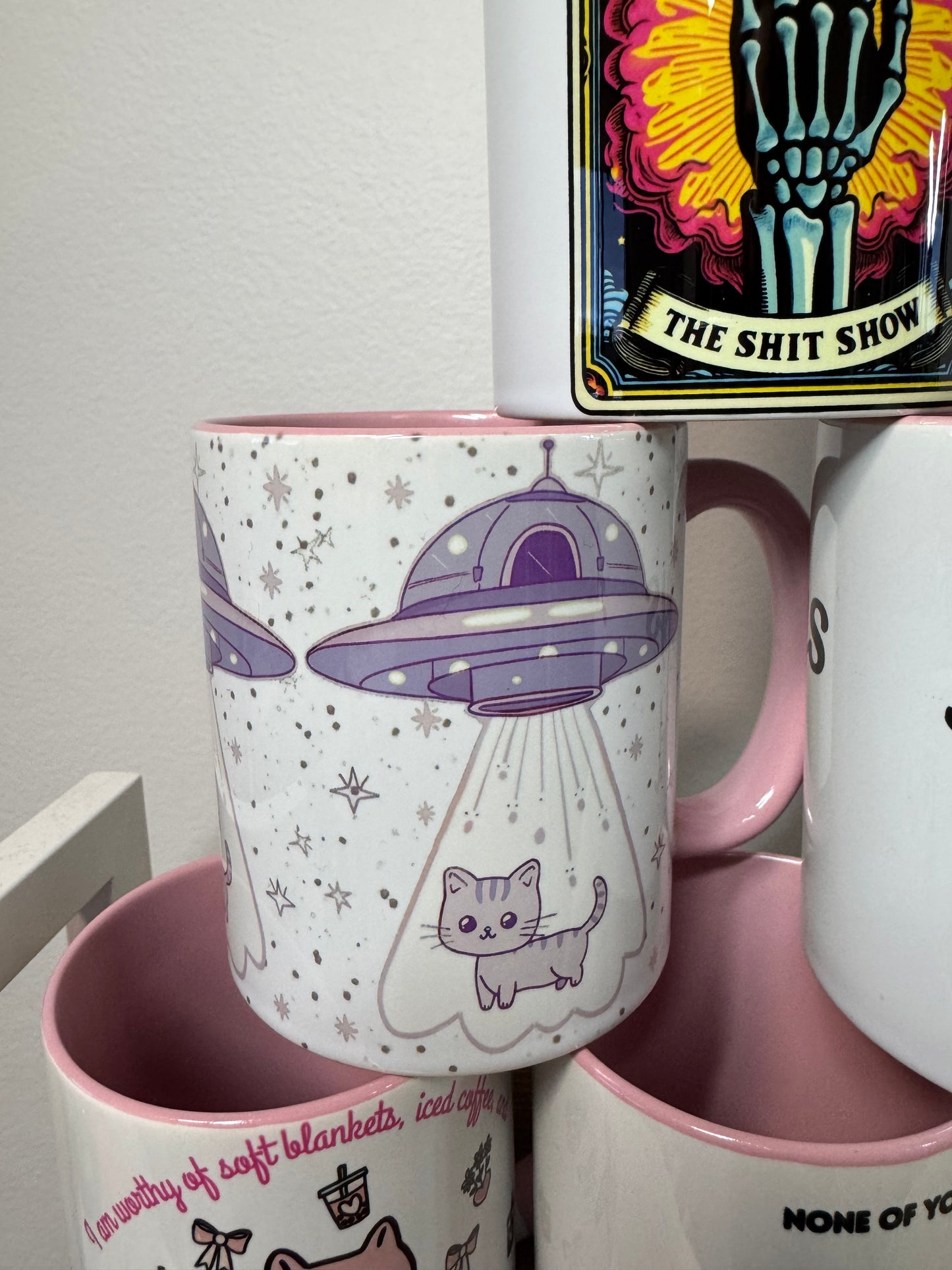 Cute Cat Mug Abduction | Feel-Good Gift for Cat Lovers