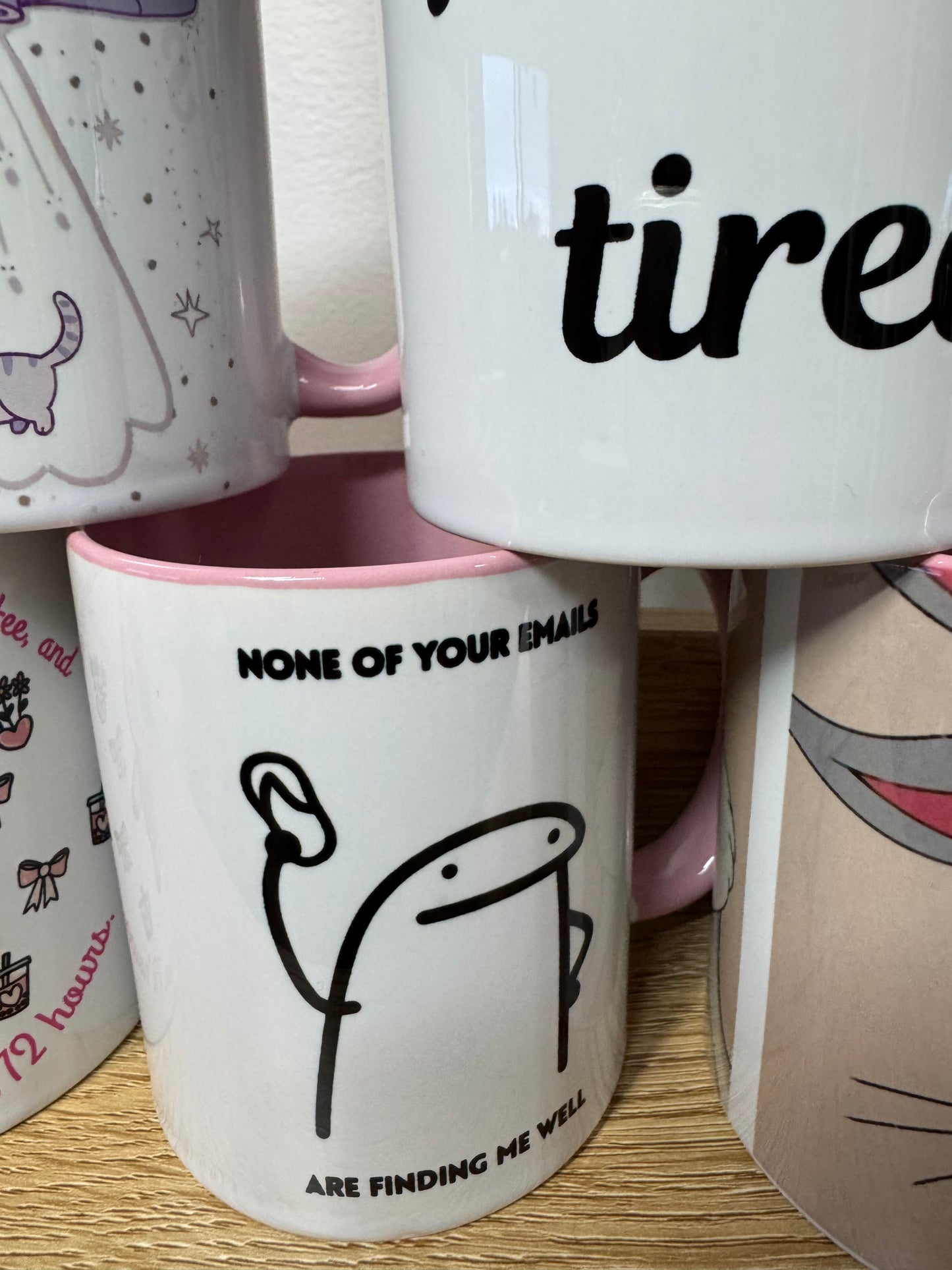 "None of your emails are finding me well" Funny Office Meme Mug!