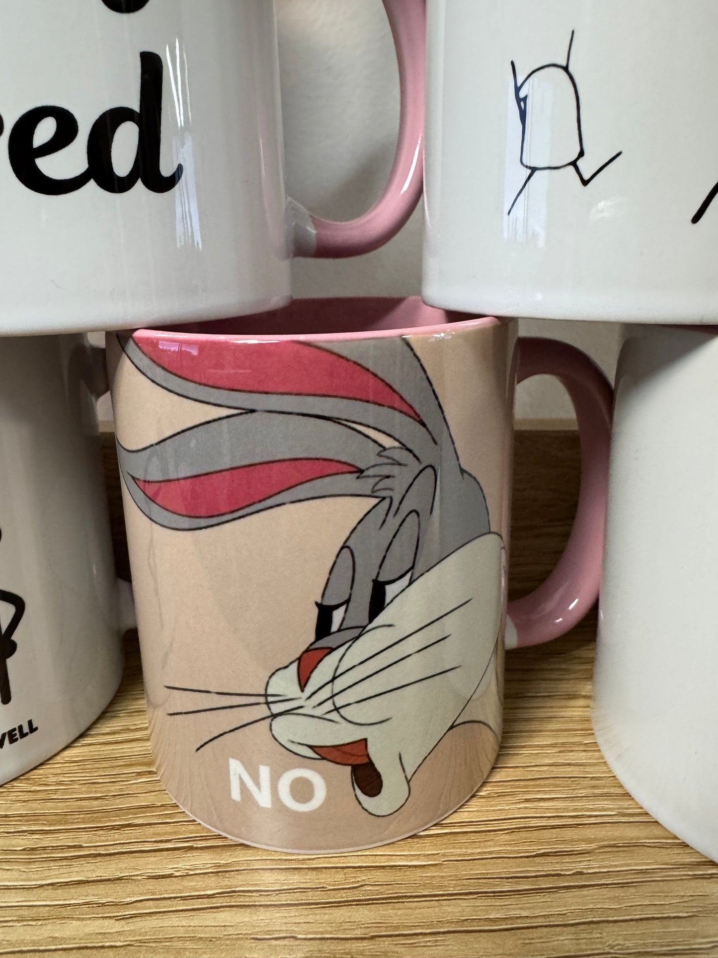 Bugs Bunny meme "NO" | Cute Mental Health Funny Meme Mug!